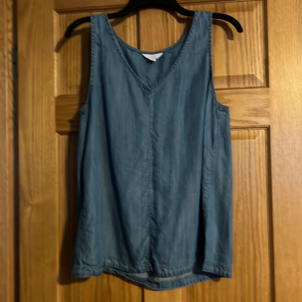 Cute denim blue tank